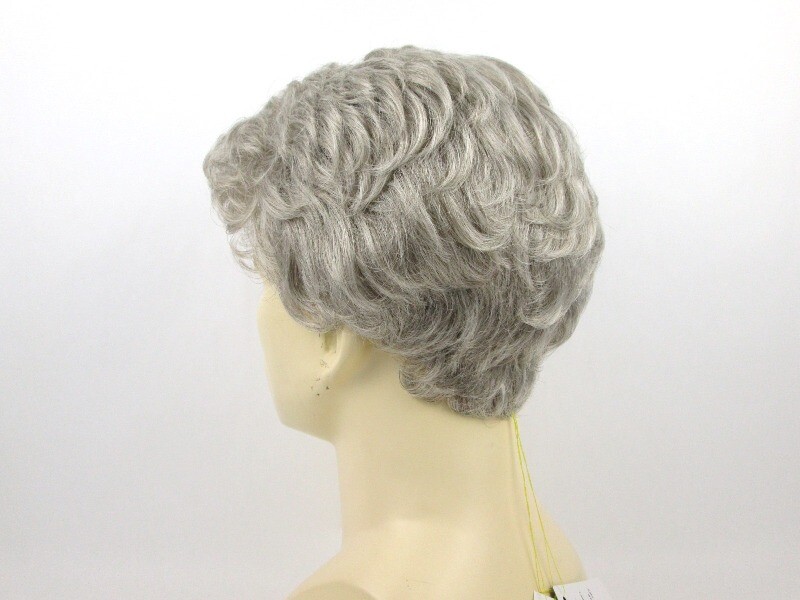 MENS MALE SHORT HAIR STRAIGHT NATURAL WAVY BRUSHED BACK FULL WIG STEVE COSTUME