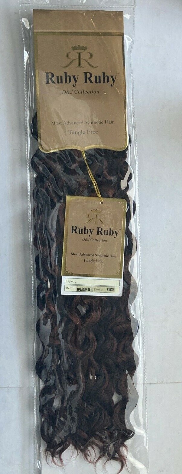 1 Pack Most Advanced Synthetic Wavy Hair Extensions Tangle Free 18″ Color:1B/33