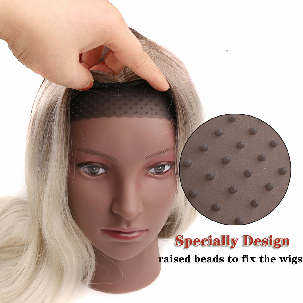 Silicone Non Slip Wig Gripper Grip Headband RopShaped Sport Elastic Hair band