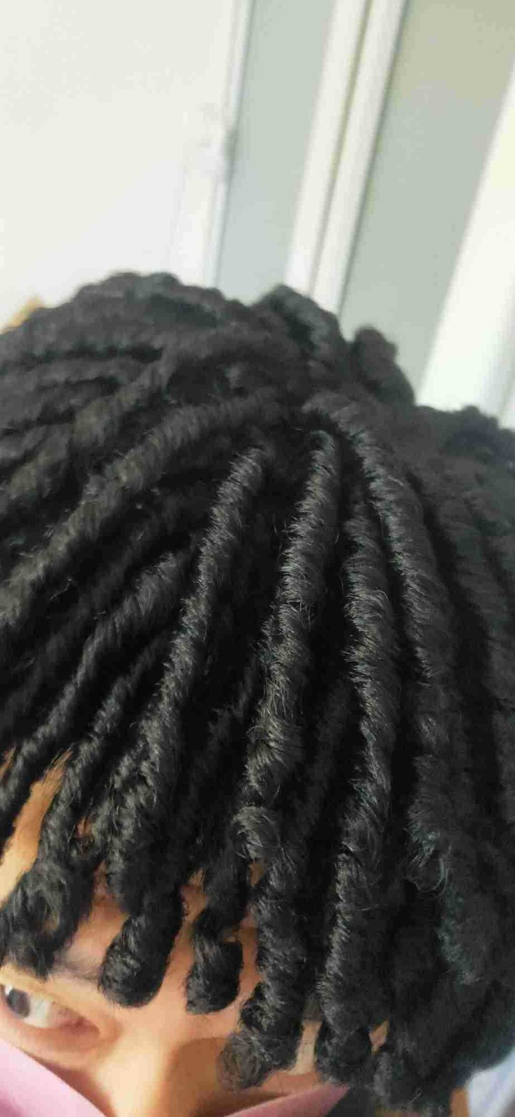 Short Afro Curly Dreadlock Toupee for Men Synethetic Black African American Wigs