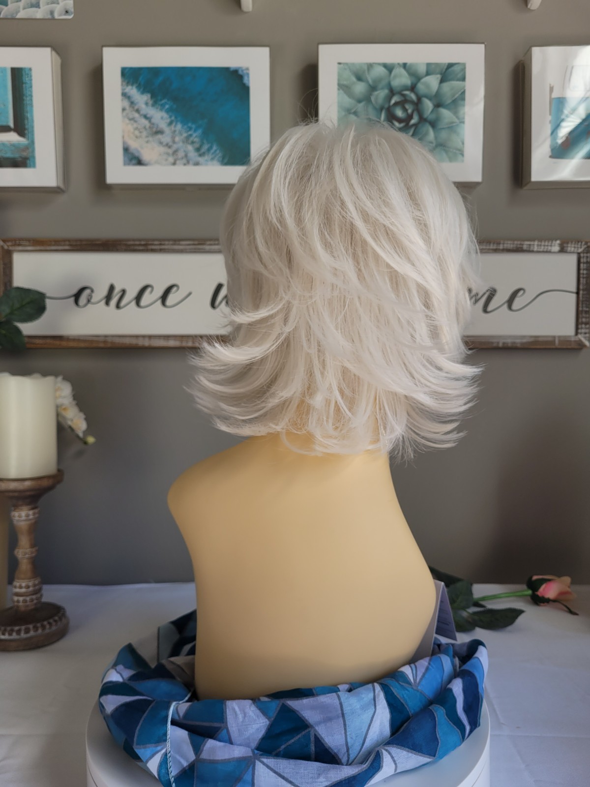 RAZOR CUT SHAG🔥 | TressAllure | Color 1001 – White | SEXY WIG | Big Volume