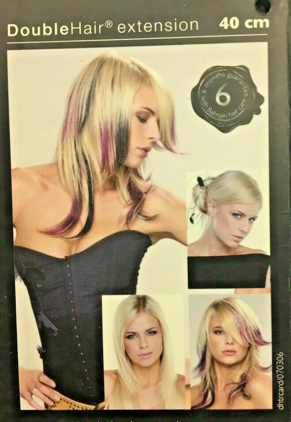 Hair Extension Weft 100% Human Hair 3pcs 16″ Balmain DoubleHair
