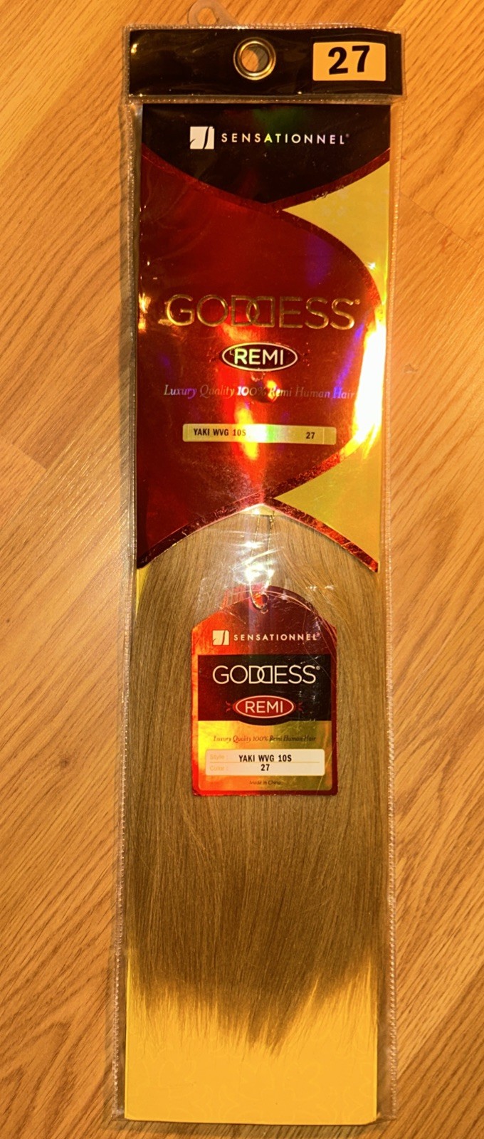 100% Human Hair Extensions. Goddess Remi. Color #27. 10”inch. 1 Pack For $35
