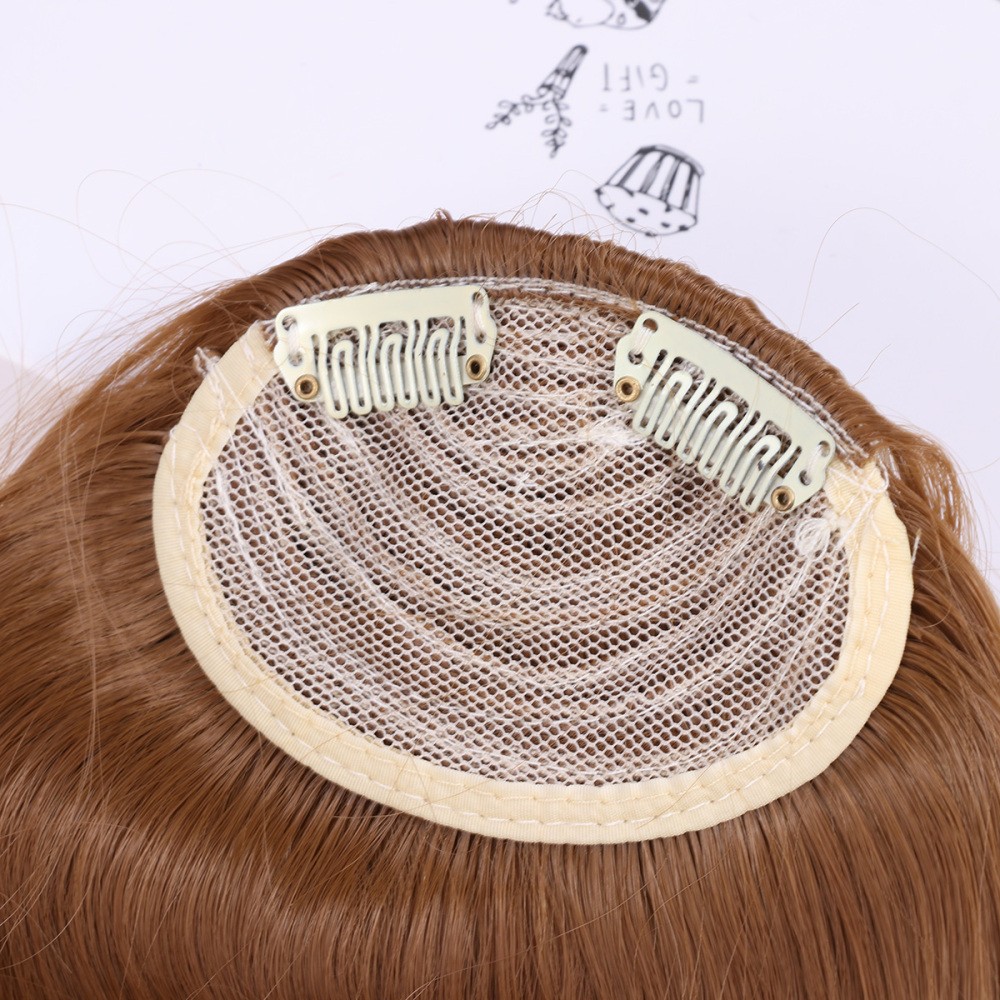 High Temperature Synthetic Fiber Clip in Bangs Front Hair Fringe Hair Extensions