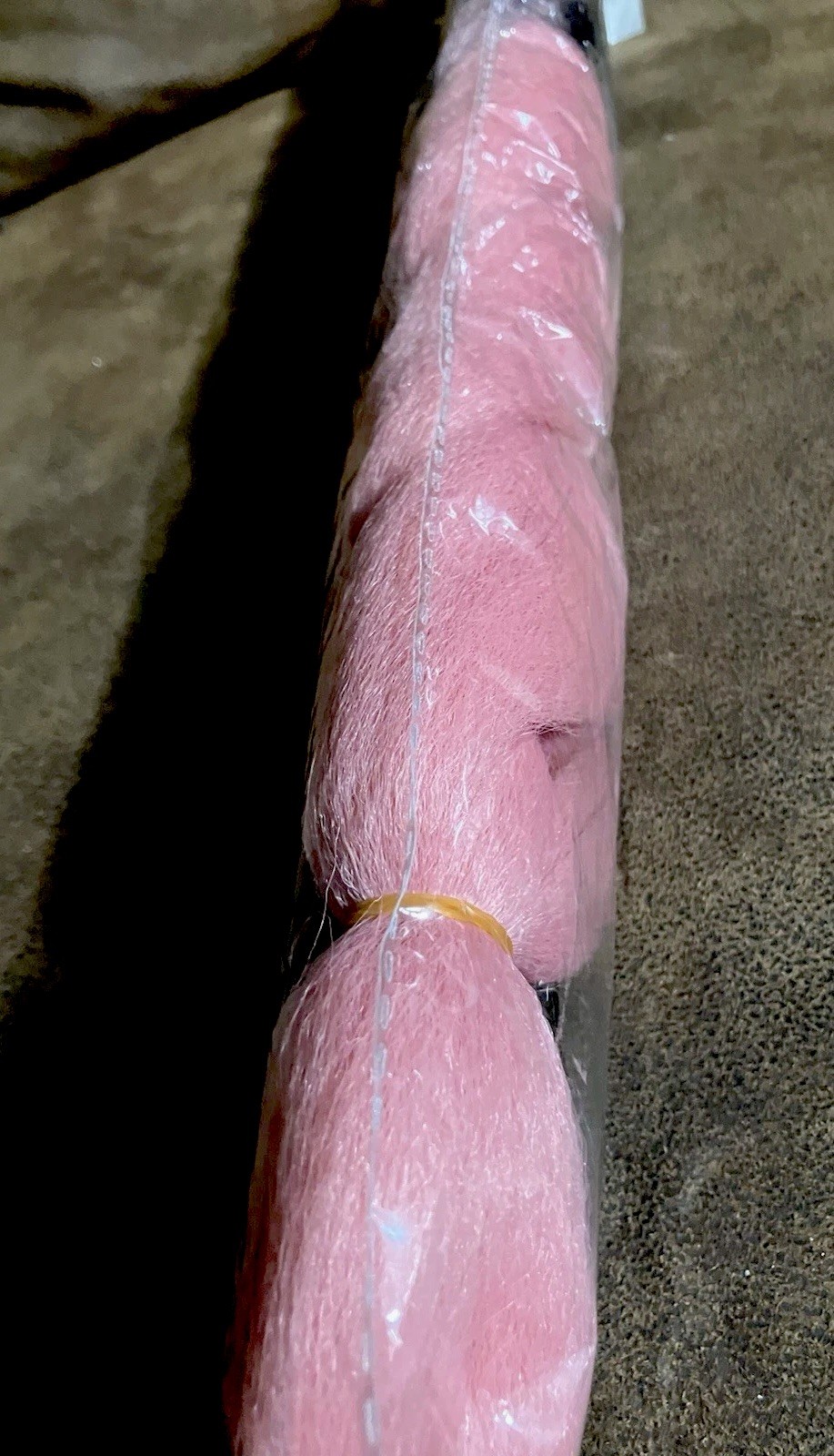 Kanekalon Pink Ombré Hair Extension 20 Inches Jumbo Extension