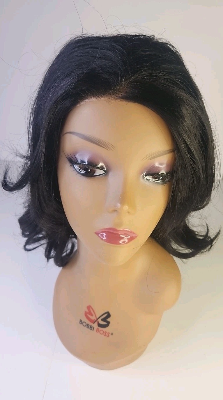 Vanessa Fashion Hair Super Stena Lace Part Lace Front Wig Color F2315 Black .