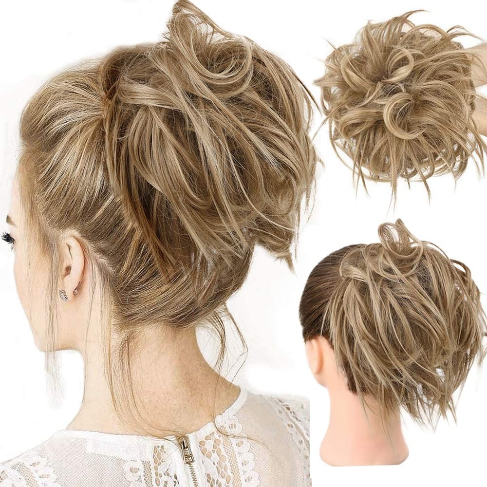 Fashion-Forward Messy Bun Hair Extension – Quick Updo Solution for All Occasions