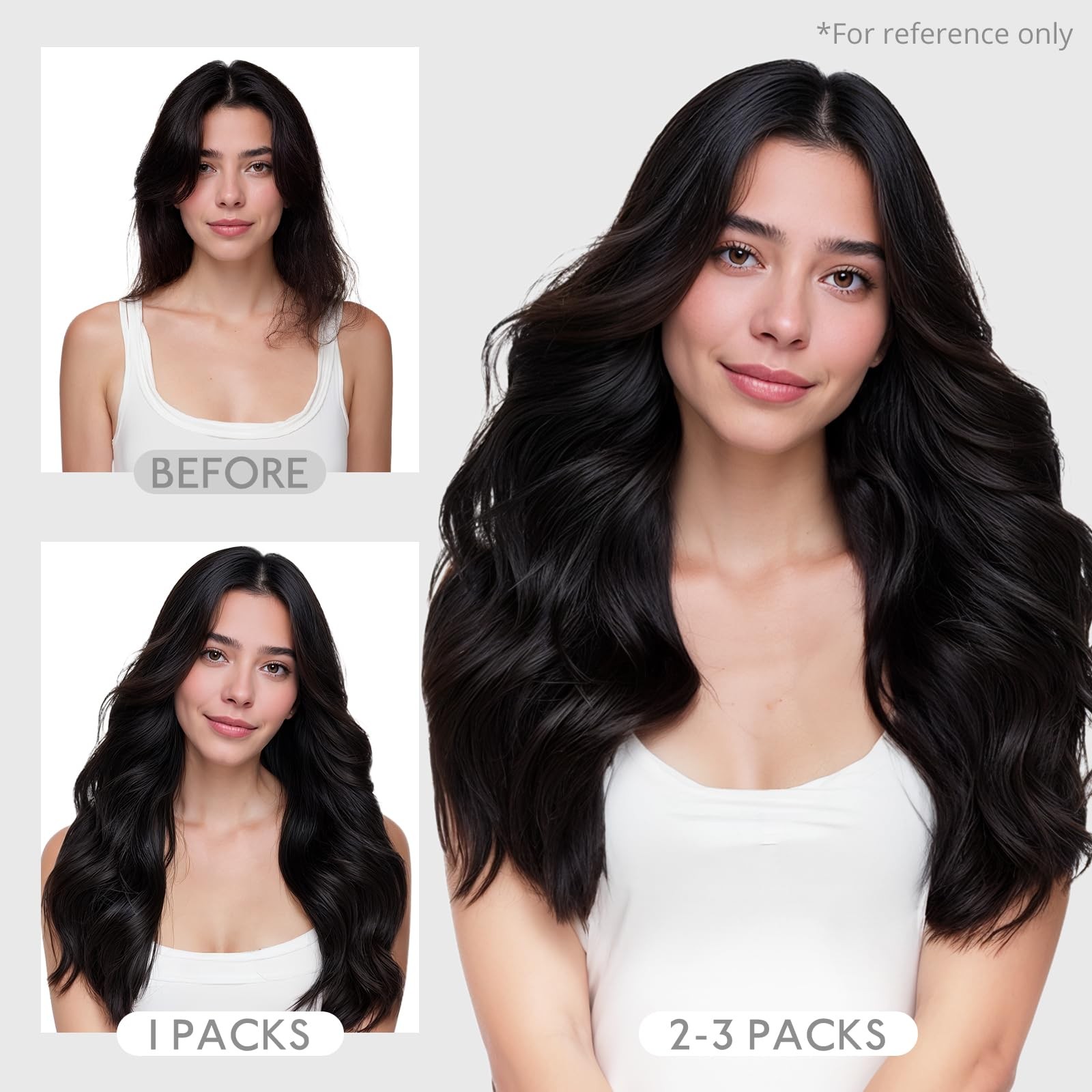 WENNALIFE Sew in Hair Extensions Real Human Hair, Weft Hair Extensions Human …