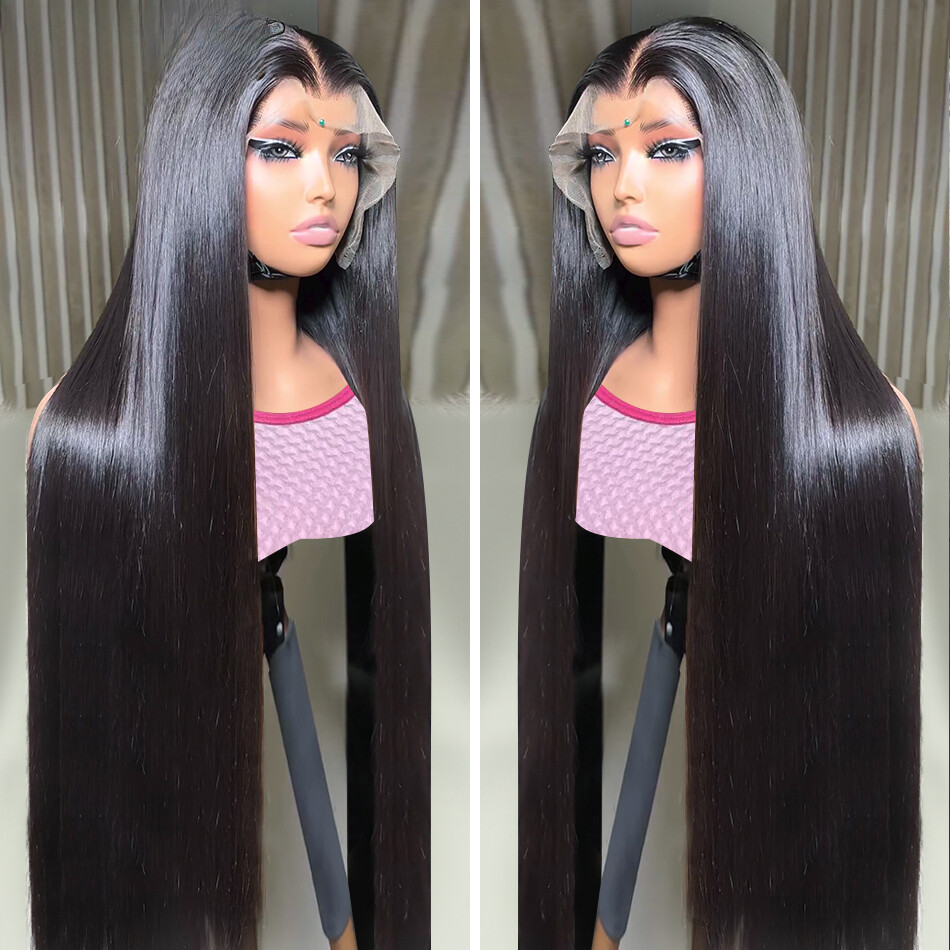40 Inches 250 Density HD Lace Wig 13×6 Human Hair Wigs 13×4 Brazilian Women