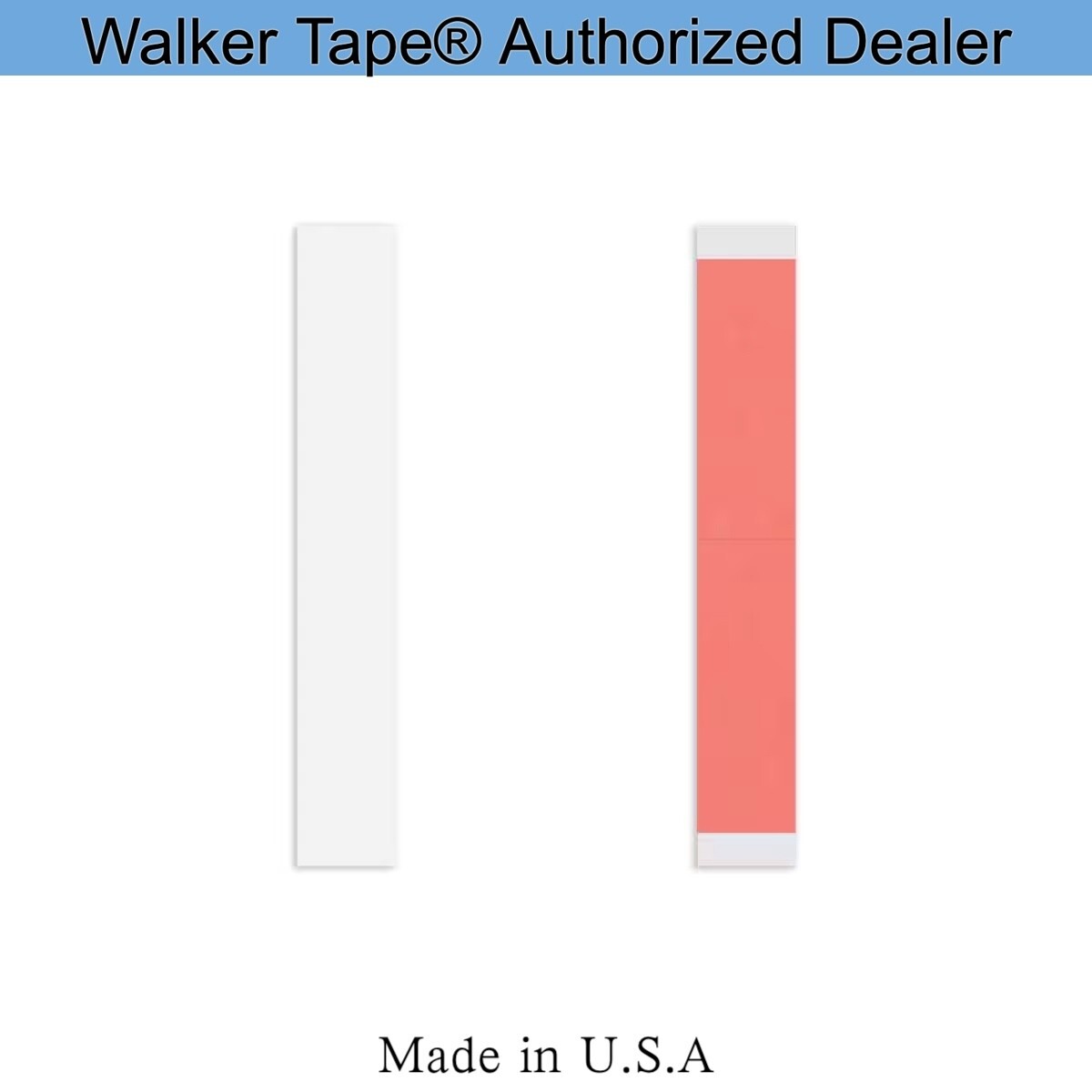 Walker Sensi-Tak – 1/2″ X 3″ Strips, Straight Tape, 36PCS/ Bag