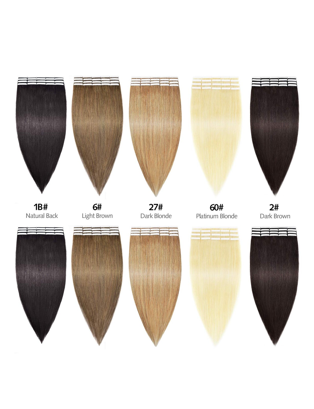 Yamel Tape In Hair Extensions Human Hair