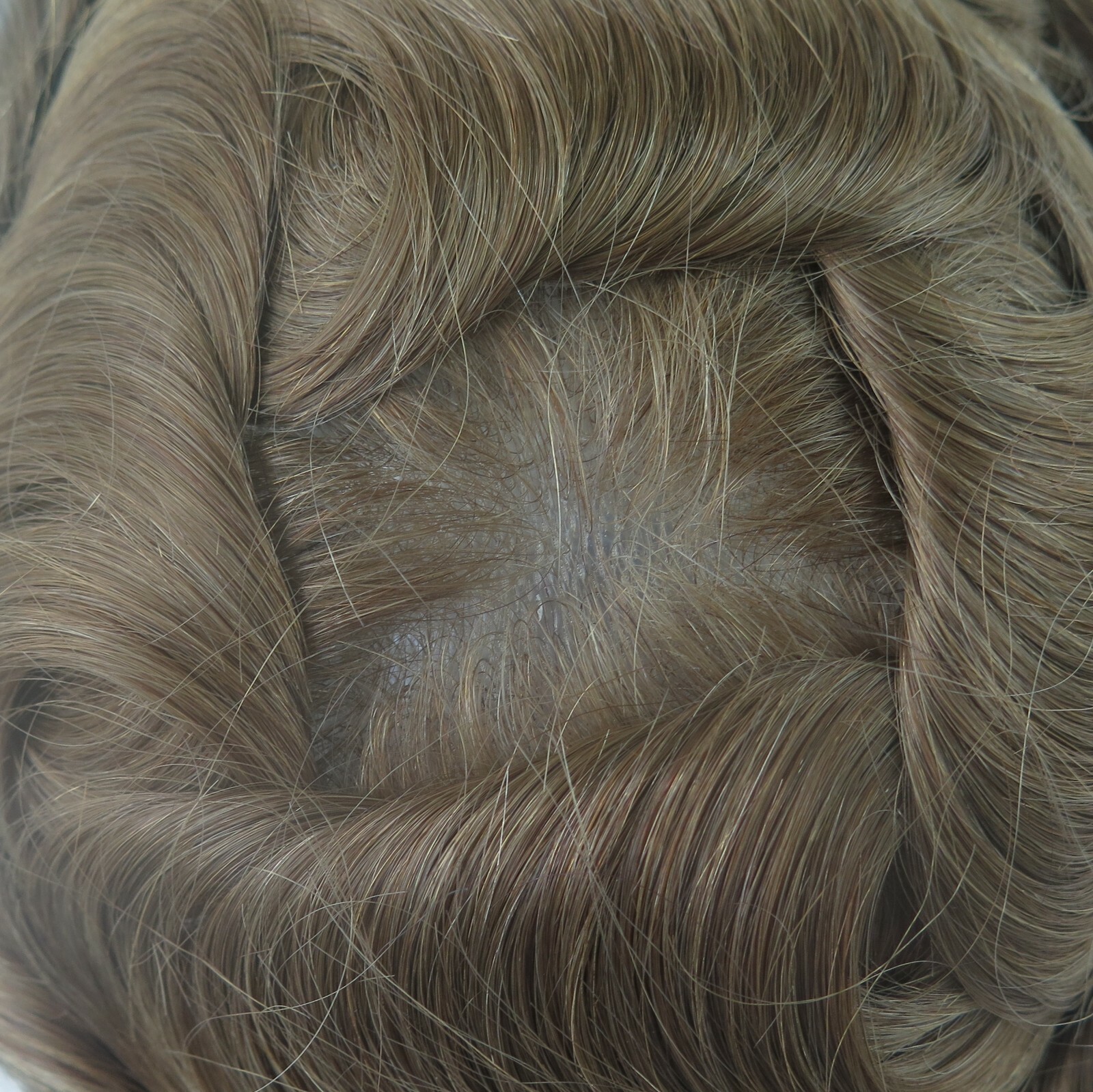 Natural Mens Toupee Hair Replacement System Super Thin Skin Human Hairpieces #18