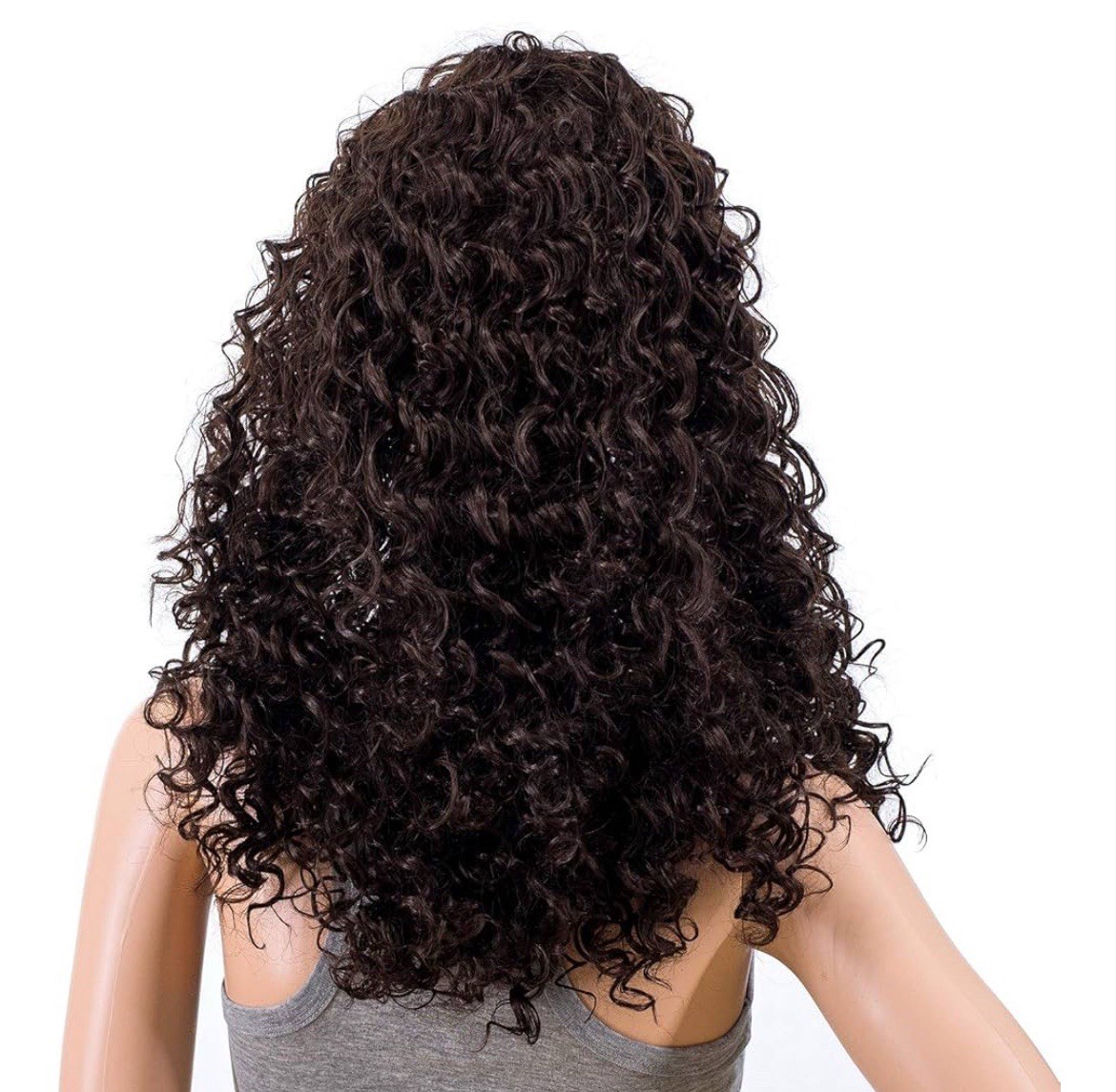 20-Inch Long Big Bouffant Curly Wigs for Women Synthetic Heat Resistant Fiber…
