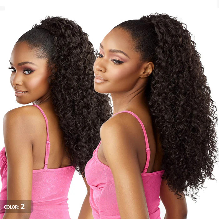 Sensationnel Instant Weave Drawstring Ponytail and Half Wig – IWD 15