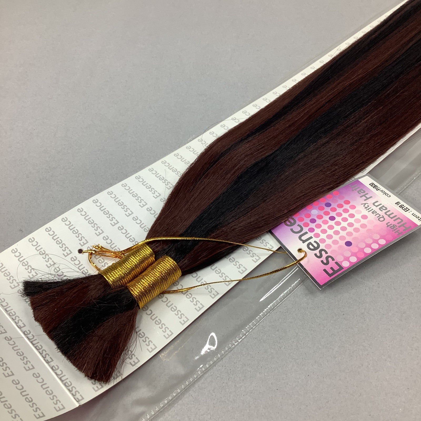 18” Yaki Bulk #F1B/33 Off Black & Auburn Straight Micro Braiding Blend Hair