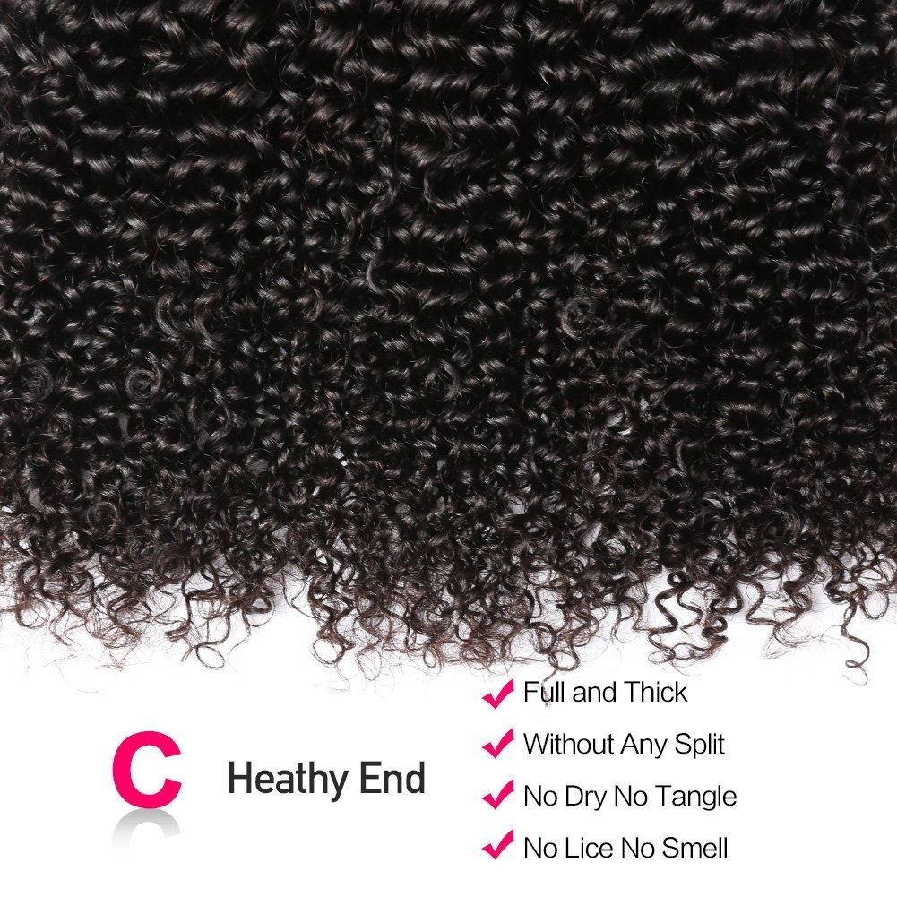 3 Bundle Brazilian Curly Hair – Unprocessed & Tangle-Free, 12-16 Inch