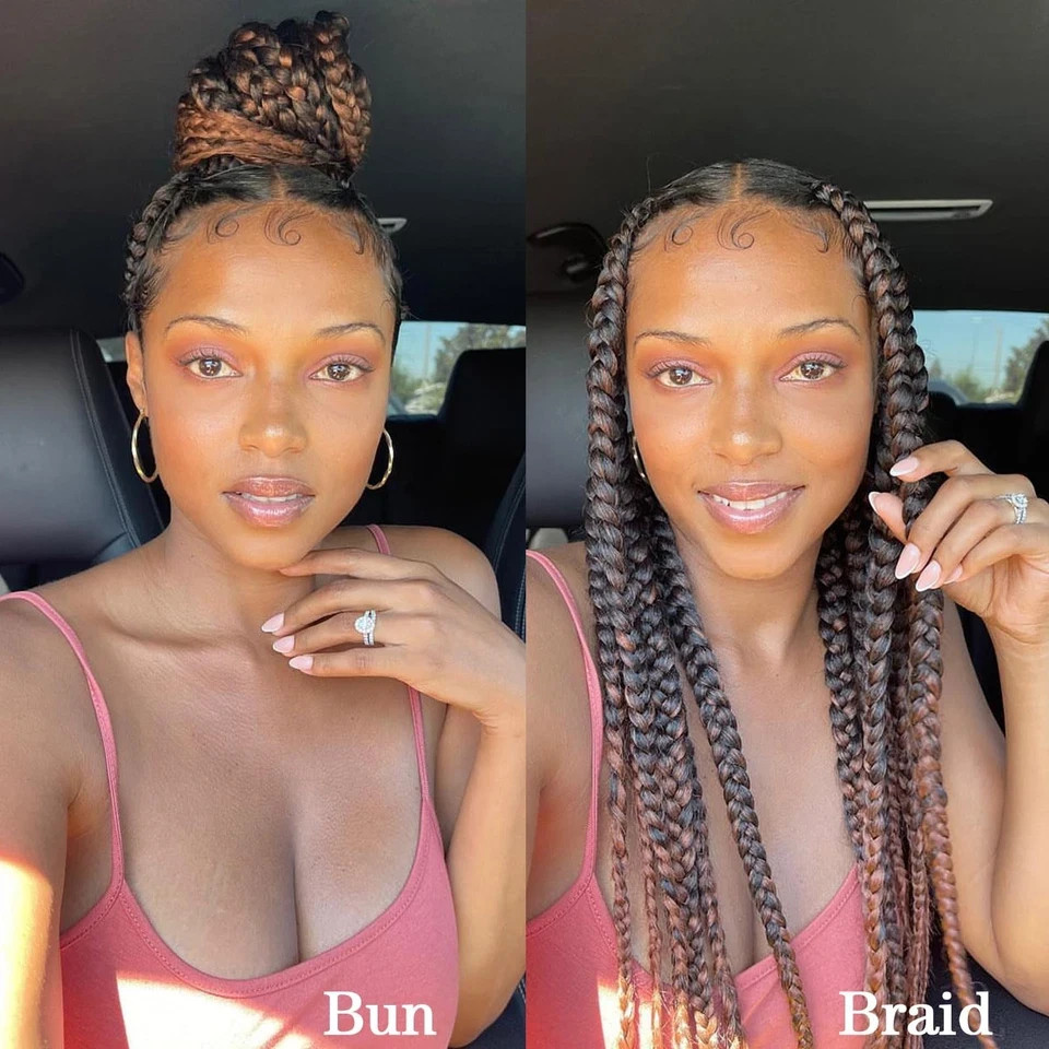 Pre Stretched Braiding Hair,18 Inch 8 Packs Ombre 18 (Pack of 8), T1B/30
