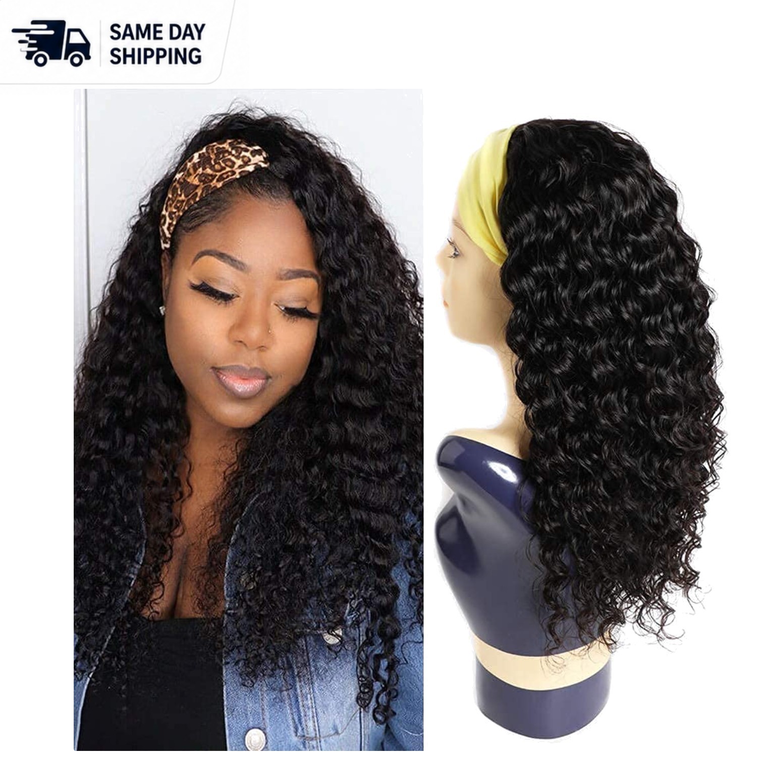 Soft Natural Color 14 Inch Glueless Headband Wig – Perfect for Every Occasion