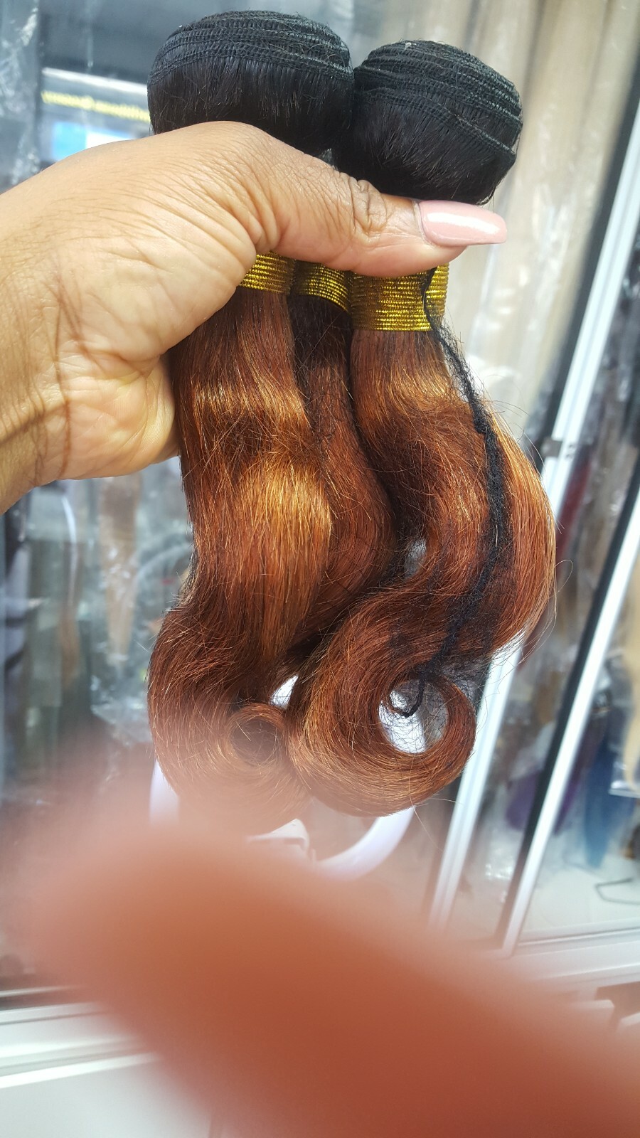 12A 12+12+12 1B/30# 2TONE OMBRE ROOT BODY WAVE BRAZILIAN HUMAN HAIR 3BUNDLE 300g