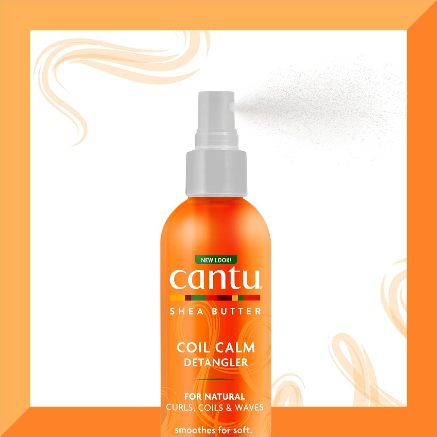 Coil Calm Detangler with Shea Butter & Coconut – 8 Fl Oz for Natural Hair