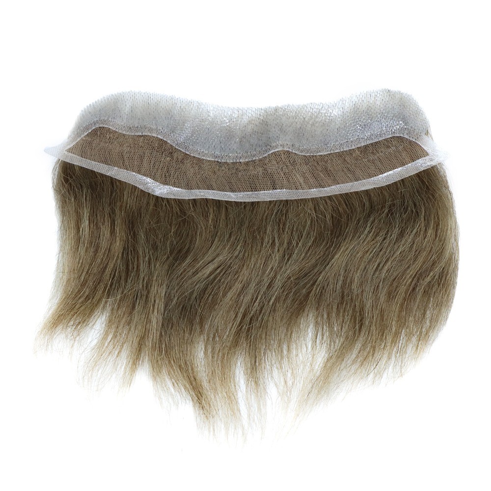 Lace Skin Mens Frontal Hairpiece Male Forehead Hair Line for Receding Hairline
