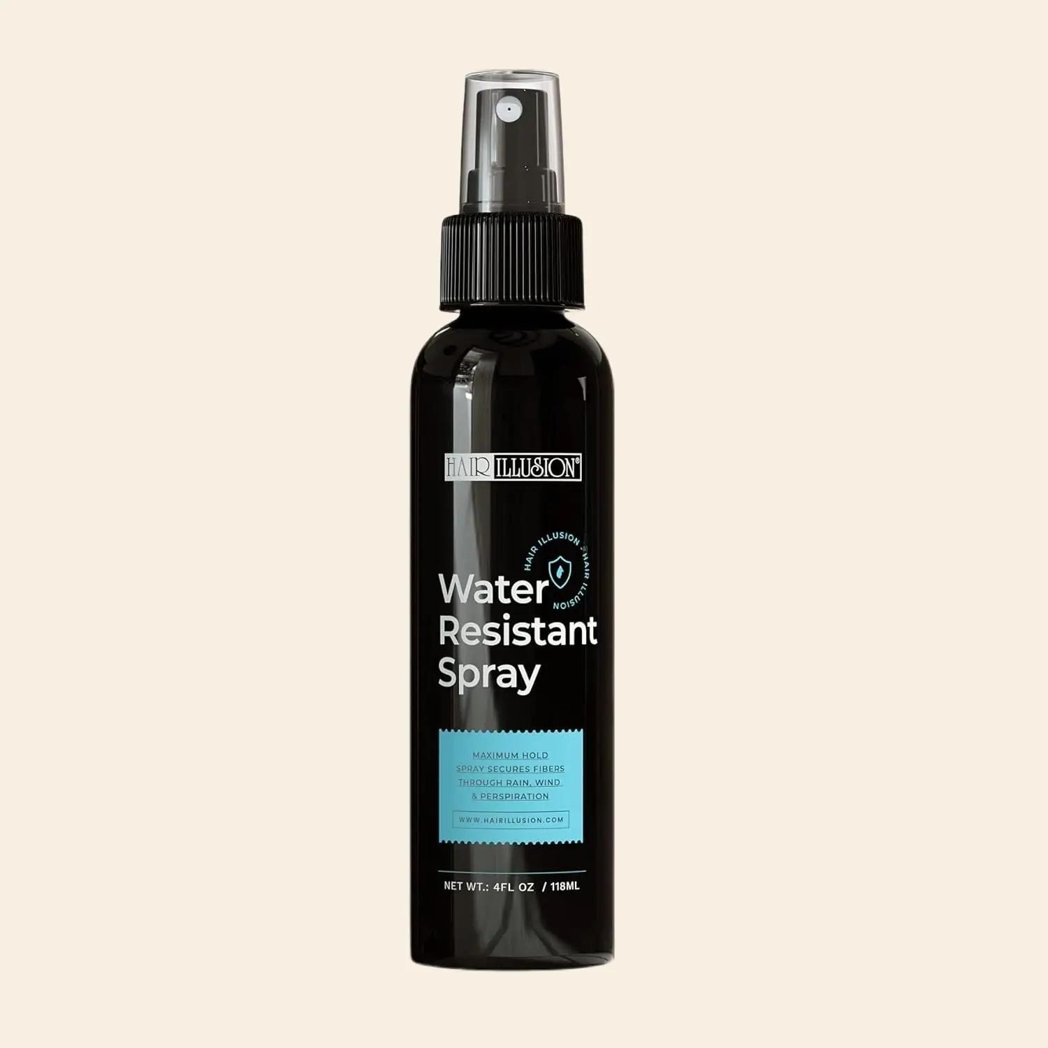 Hair Illusion 18g Dark Brown Hair Fibers + Water Resistant Spray + Applicator