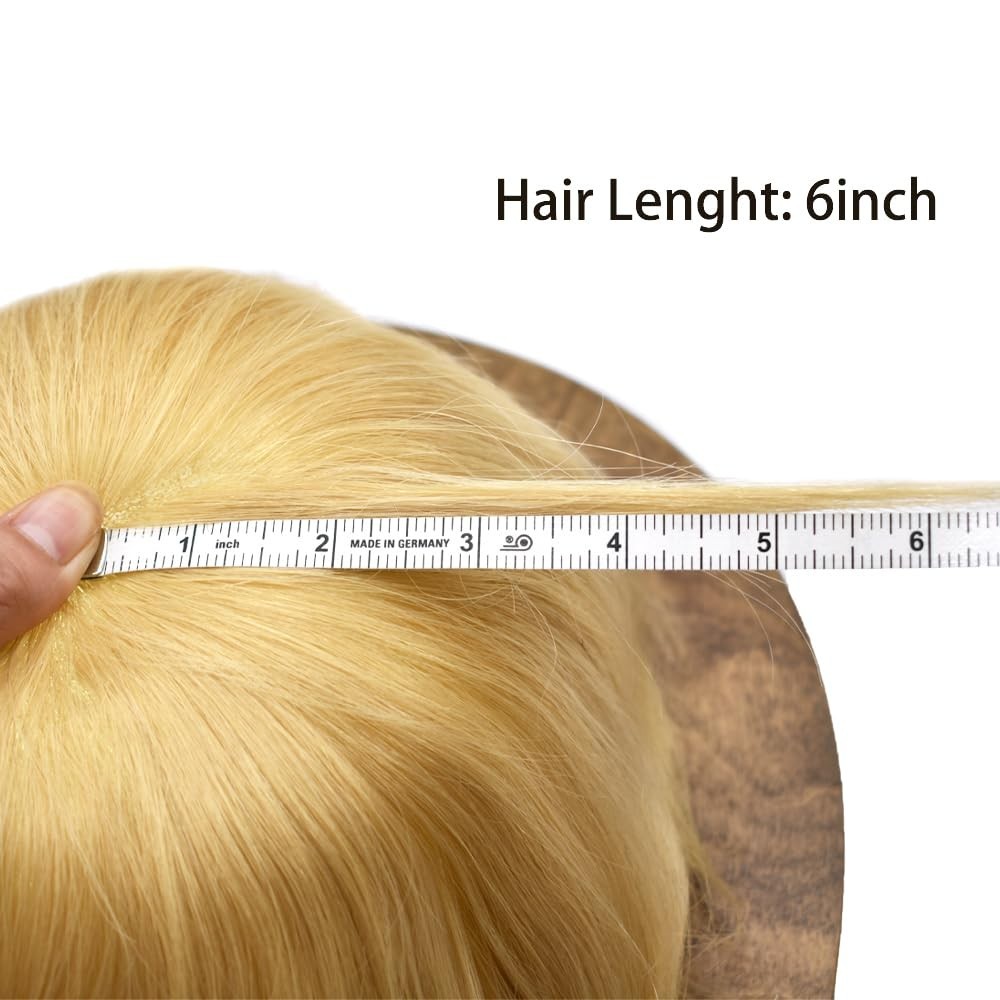 Toupee for Men Hair System Replacement Monofilament Mens Toupee Hairpiece