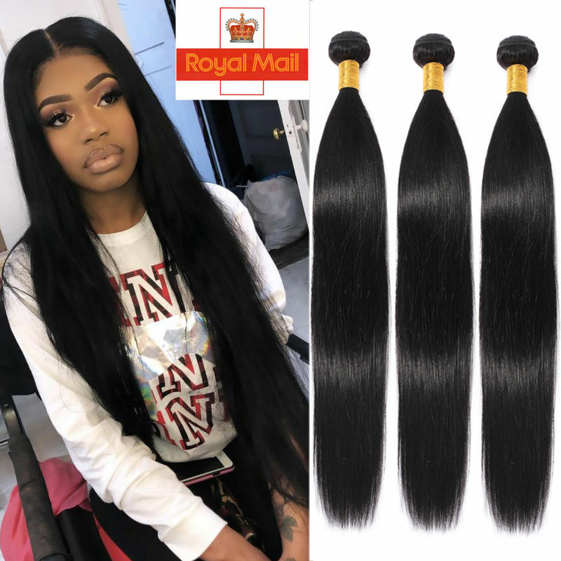 4Bundles 400G Peruvian 8A Unprocessed Virgin Human Hair Extensions Straight Weft
