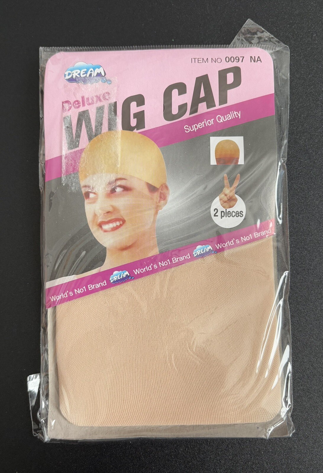 Lot Of 8 Dream Deluxe Wig Cap Nude Color Superior Quality One Size #0097NA NEW