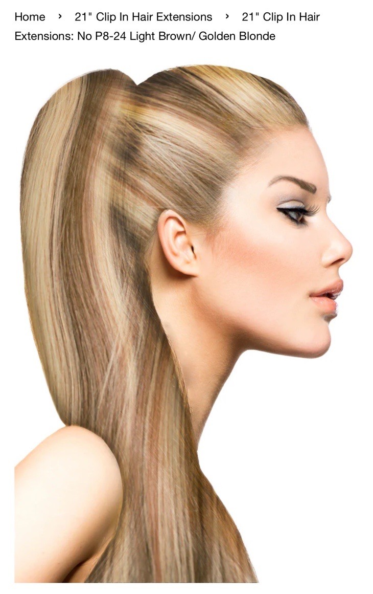 Celebrity Strands 100% Remy Human Hair Clip In PB/24 MSRP $338 BUY ONE 2nd 50%