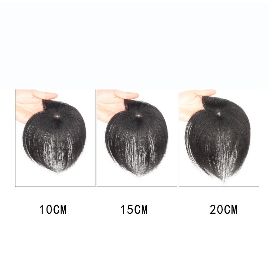 Silk Base Straight Clip In Human Hair Toppers For Loss Thin Hair Replacement