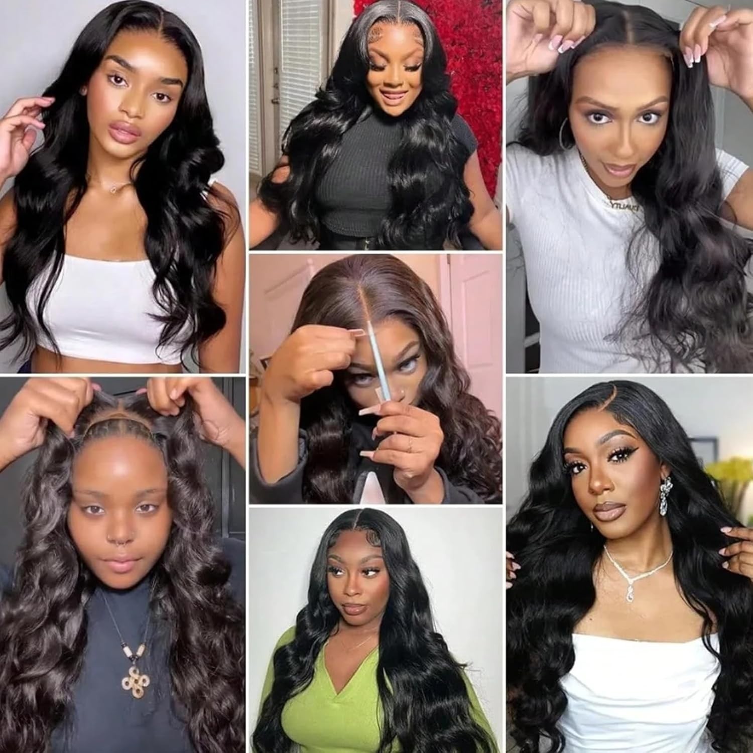 Comfortable 26 Inch Glueless Human Hair Wig with Pre-Plucked Lace – Modern Style