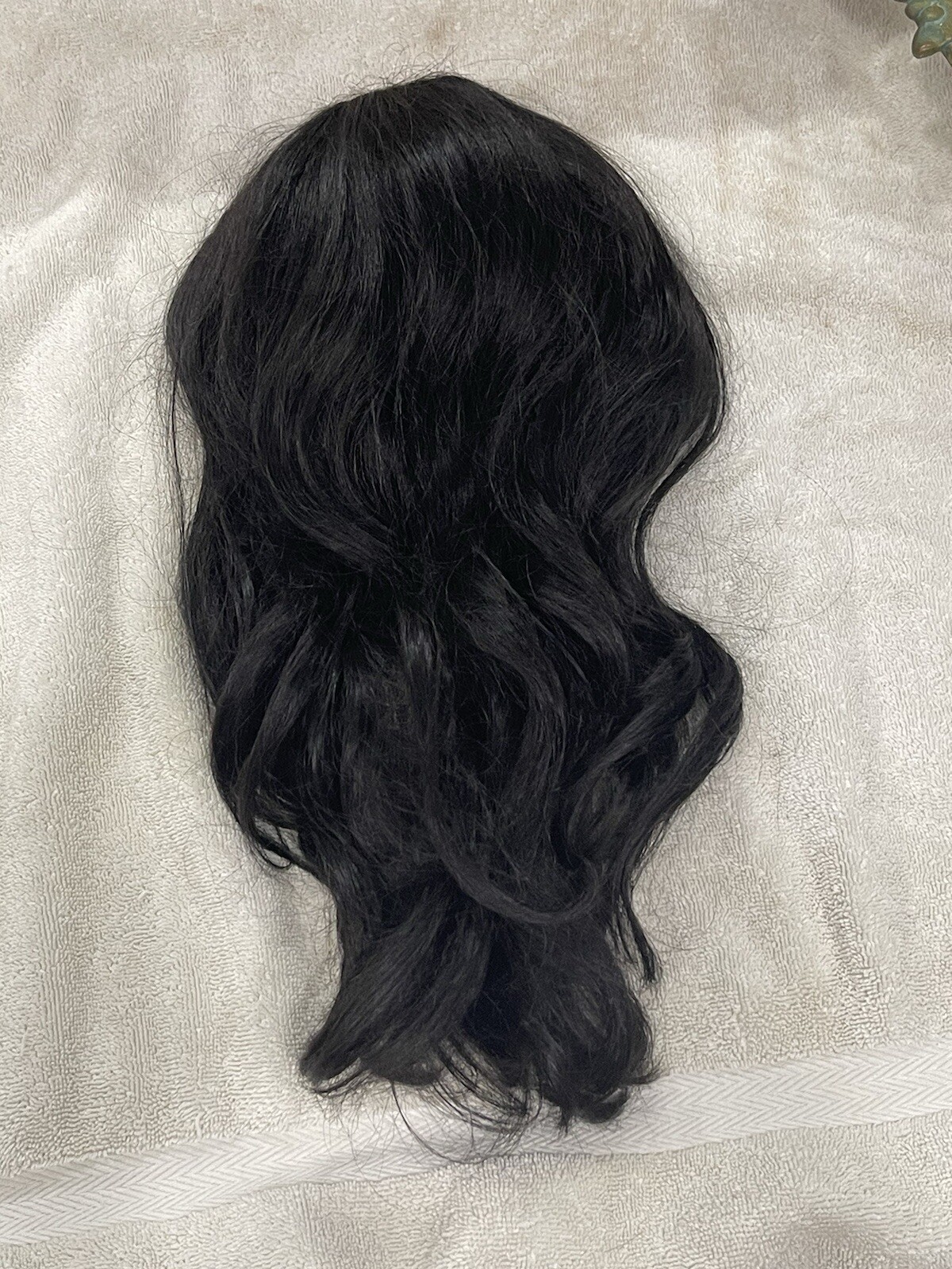 Clip-in Hair piece, thick, short, black, good quality (never worn)