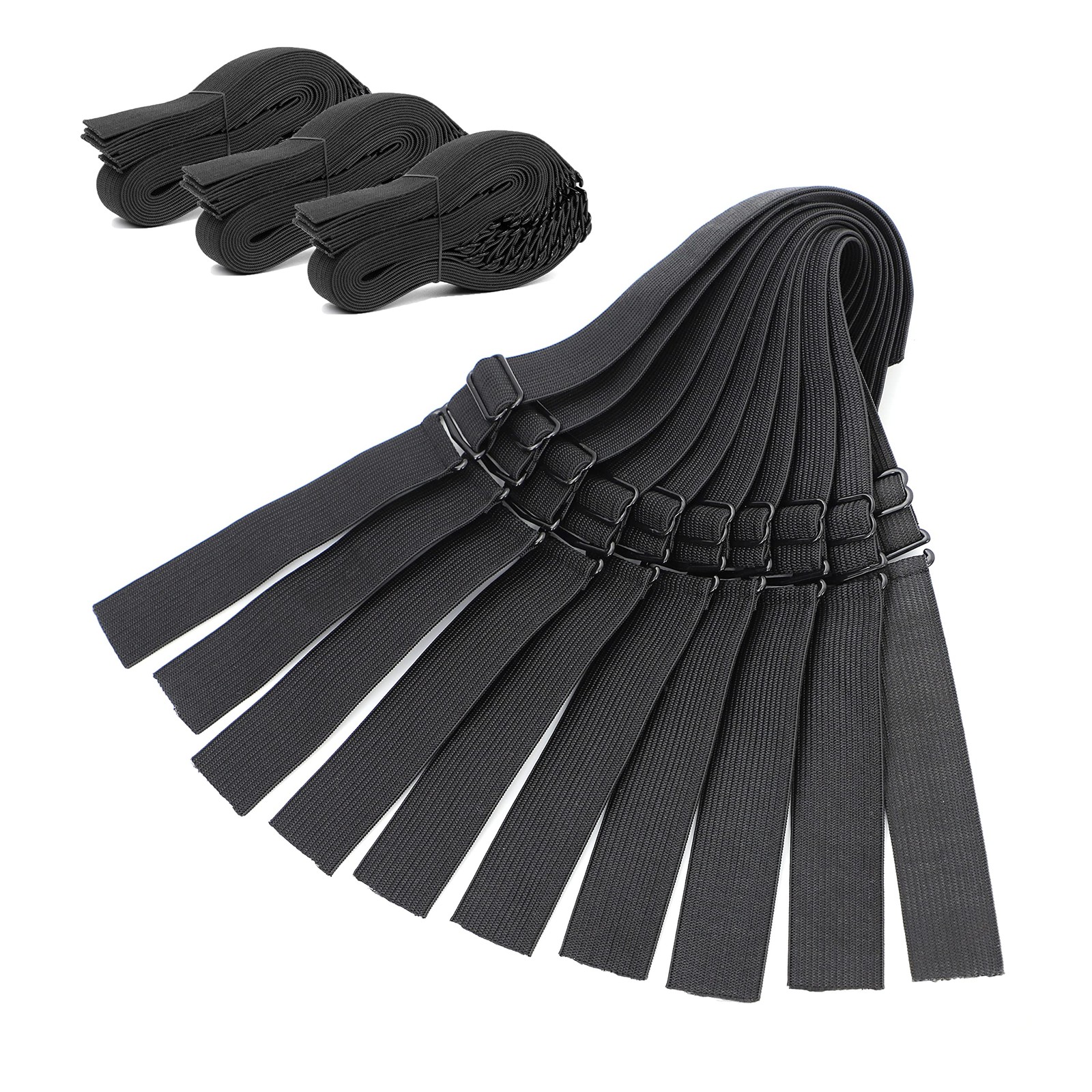 Adjustable Straps For Wigs And Making Wigs，Adjustable Wig Bands (Black, 1’’ x…