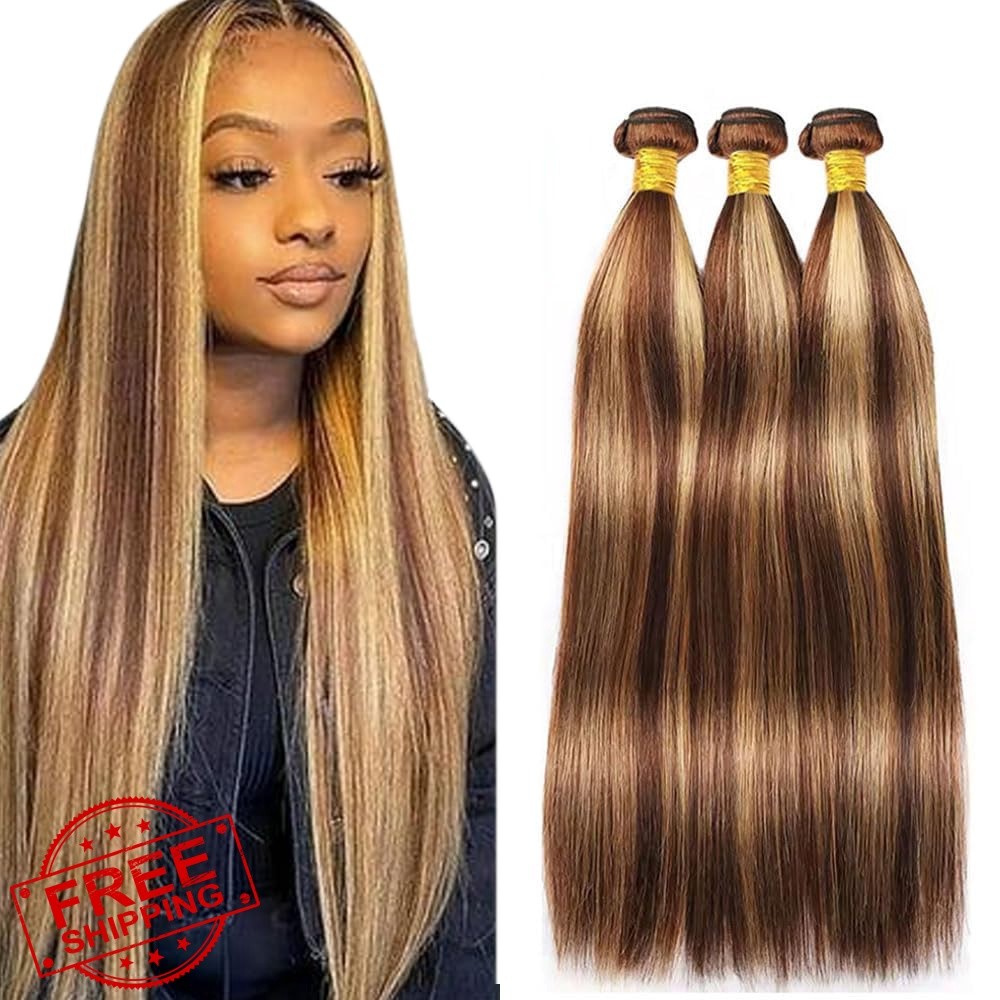 YiweYowe P4/27 Blonde Bundles 24-28 Inch