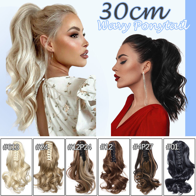 CLEARANCE Claw Clip Short Claw Ponytail Clip In Hair Extensions False Pony Tail