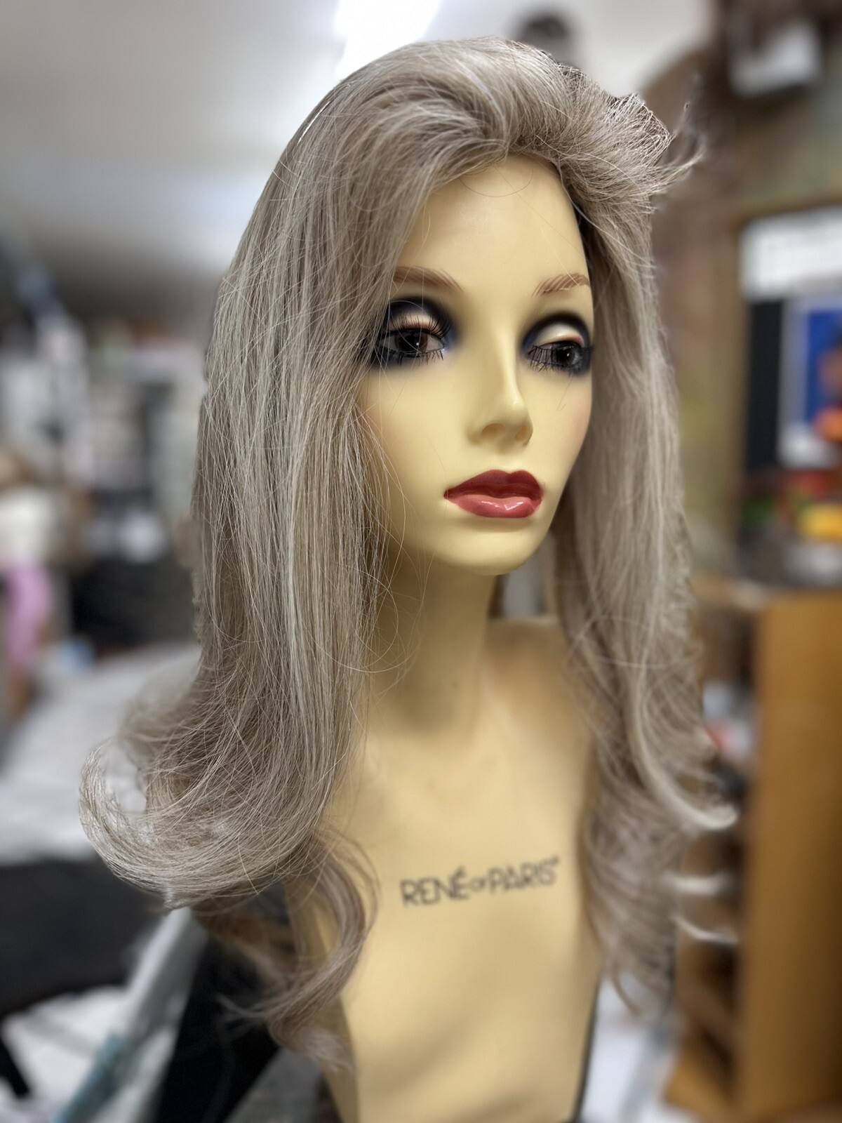 16″ TOP BILLING-Raquel Wig/Topper 19/23SSBiscuit-HUMAN HAIR-MONOTp-BASE 8.5″X10″