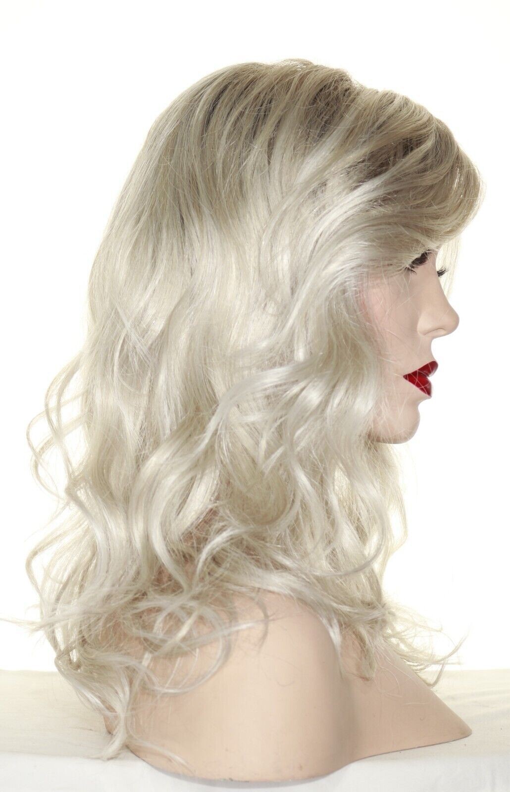 Arrow Ellen Wille Synthetic Wigs Lace Front Hand Tied Monopart Platin Blond Root
