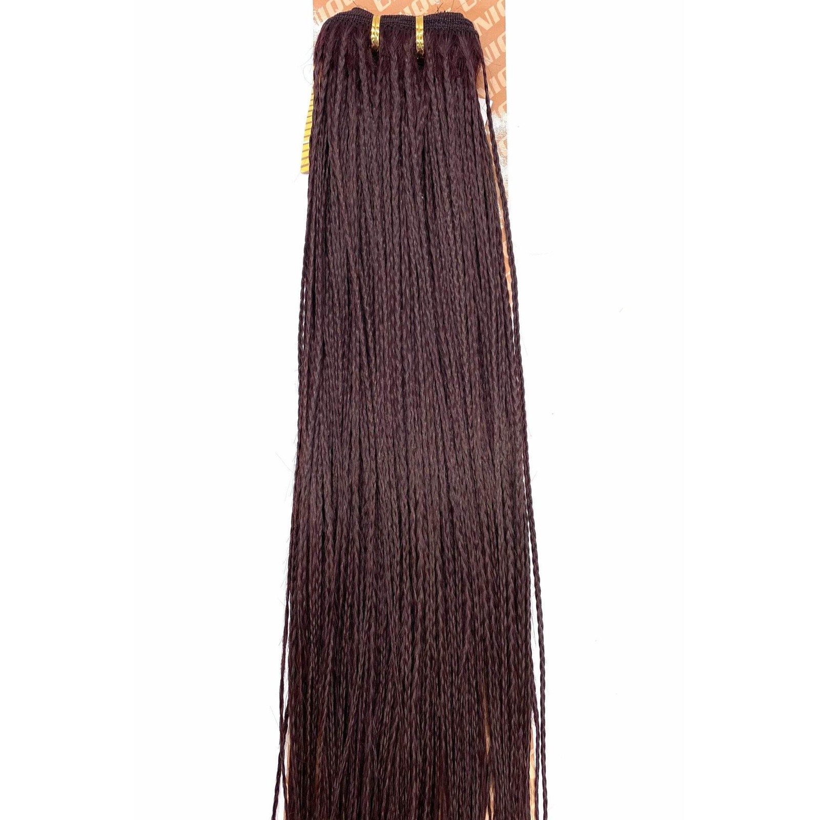 Unique Micro Braid 14″ T1B Burgundy / 100% Human Hair