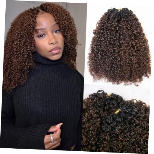 YWIGS #T1B/4 Feather Crochet Human Hair Multi 18″ #T1B/4-1 Pack (100 Strands)