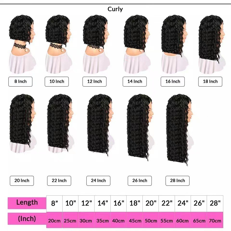 Front lace 13 * 4 synthetic full head cover small winding tube long curly hair
