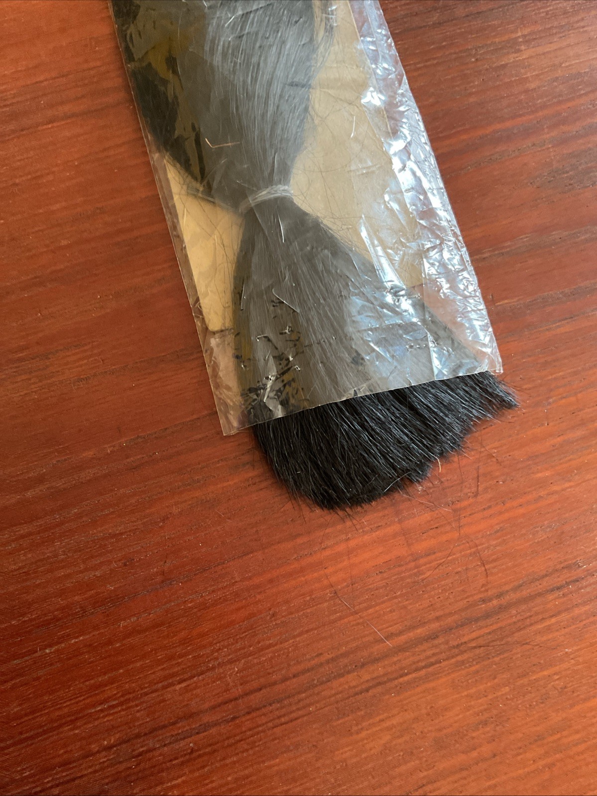 Vintage Made In Korea Of Japanese Synthetic Hair, Braid For Extensions Black
