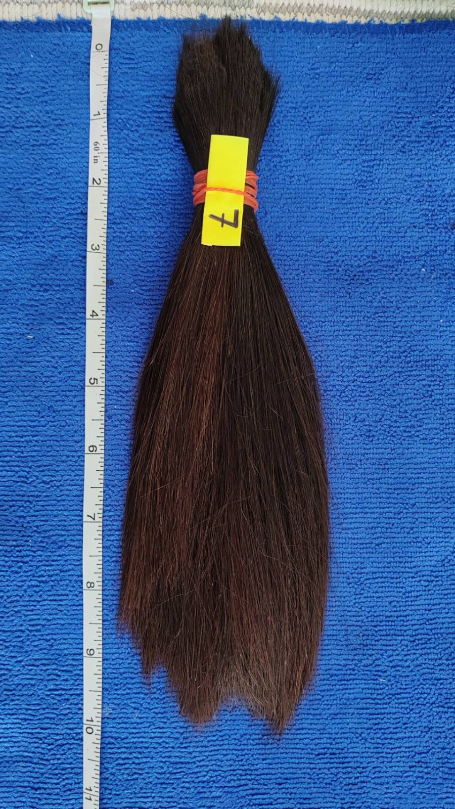 00s15p7 human hair 10 inch 0.132 Ib, 60 gr