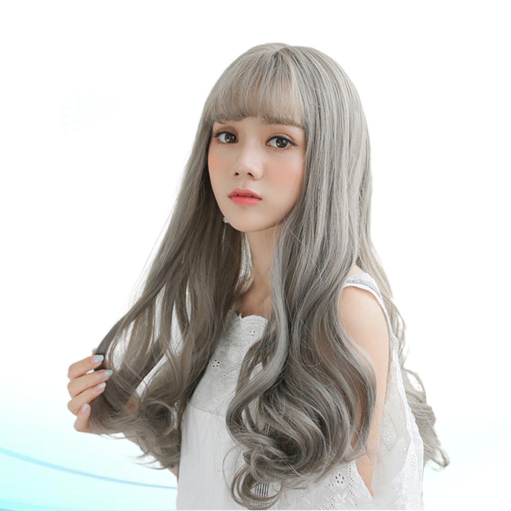 Front Wig Hair Replacement Curly Pieces for Women Fashion Woman Cover