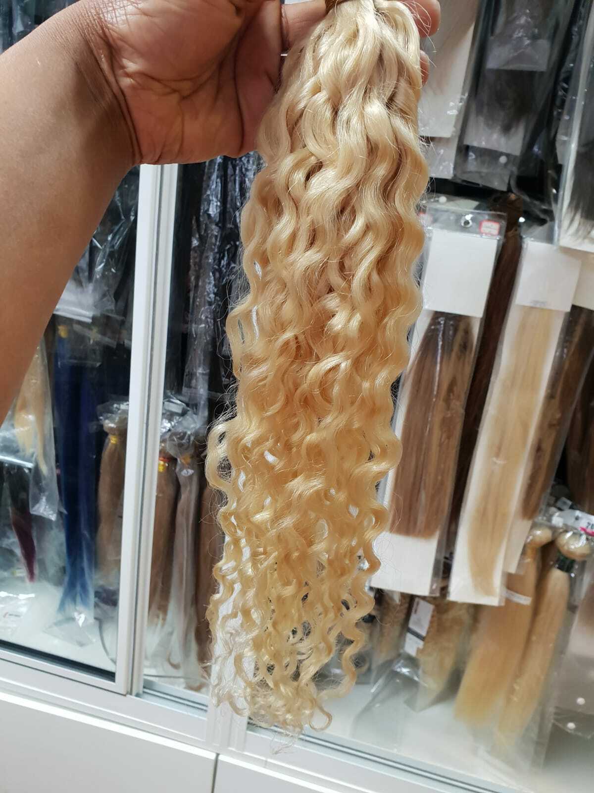 12A 100% BLONDE 613# PERUVIAN VIRGIN HUMAN HAIR ALL TEXTURE 10 TO 32INCH 100g(1)