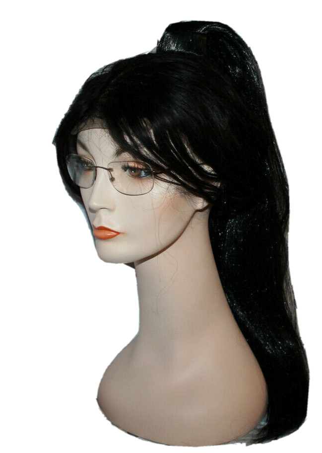 24″ Fashion 38320 Pony Tail Clip Wrap Extension black straight woman girl hair