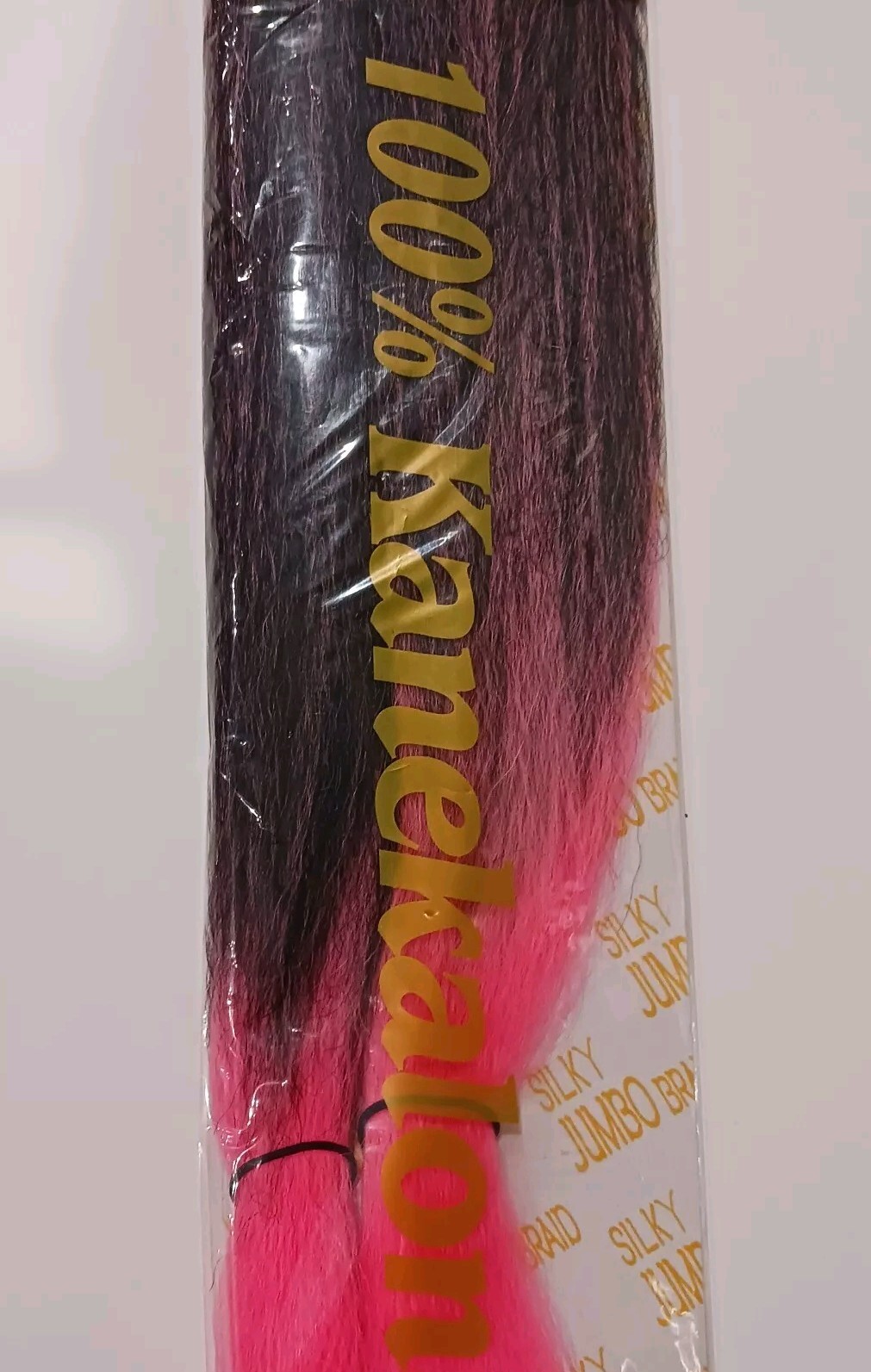 x2 Pink Ombre Kanekalon Jumbo Braiding Hair Extension 24″ Synthetic 100 TTPin