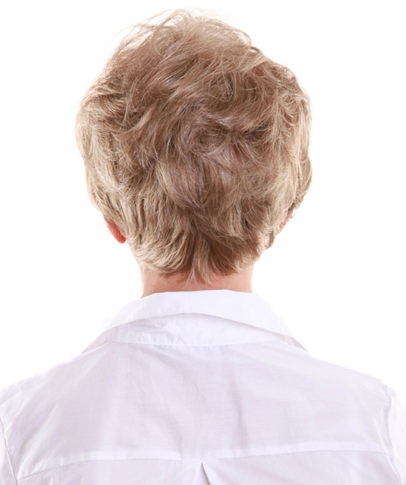 Sophia – Straight Kanekalon Synthetic Fiber Full Wig, 1.5-6 in, Ash Blonde