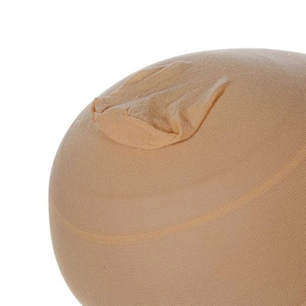 Beige Stretchy Nylon Wig Caps – Universal Fit for Comfort & Security (2pcs)
