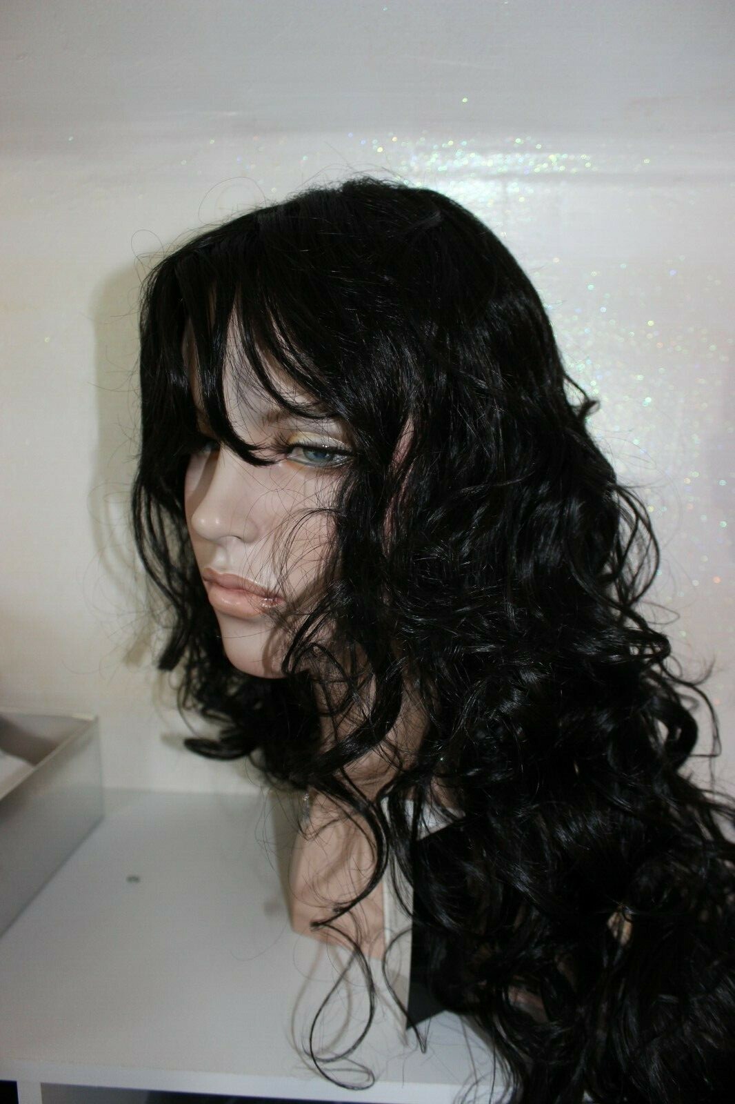 Wig Pro Collection Synthetic Long Wavy Wig 32 inches Bianca color 2 dark brown